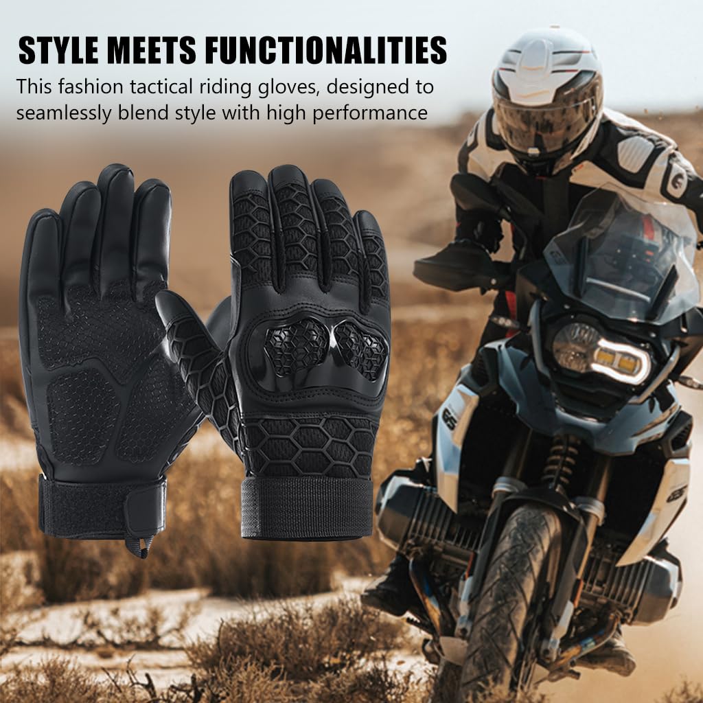 Proberos Motorcycle Riding Glove for Daily Commute and Outdoor Touring | Comfortable Fit