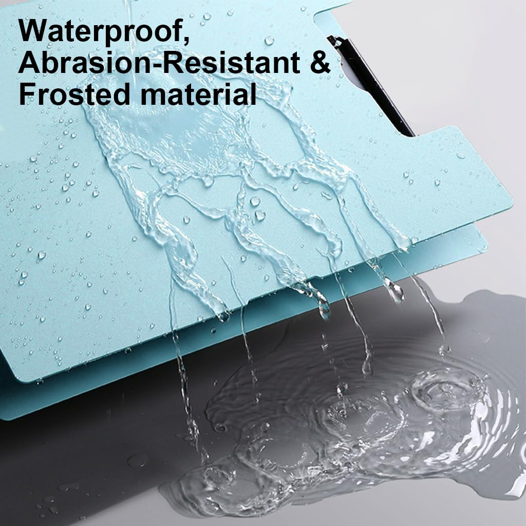 ZIBUYU® File Folders for Documents A4 PVC Clipboards File Cover for Documents Office, Study, School, Executive Document Folder Documents Organizer Folder Multi-Functional Clipboard - 2 Pcs