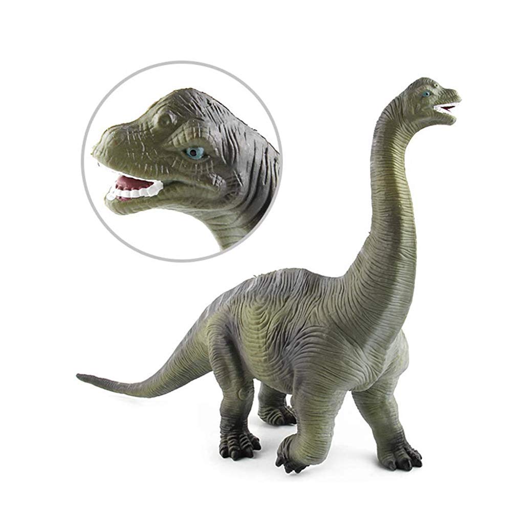 PATPAT Dinosaur Toys for Kids featuring Bite Finger Game 26 x 20 x 7 cm Green Brachiosaurus