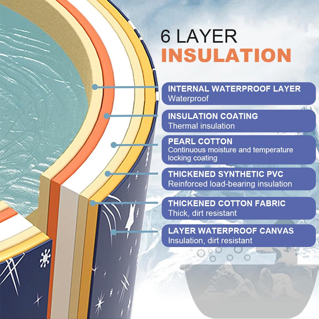 HANNEA Home Spa Bathtub for Small Spaces with Folding Design and Back Support | 47.2 in Soaking Tub