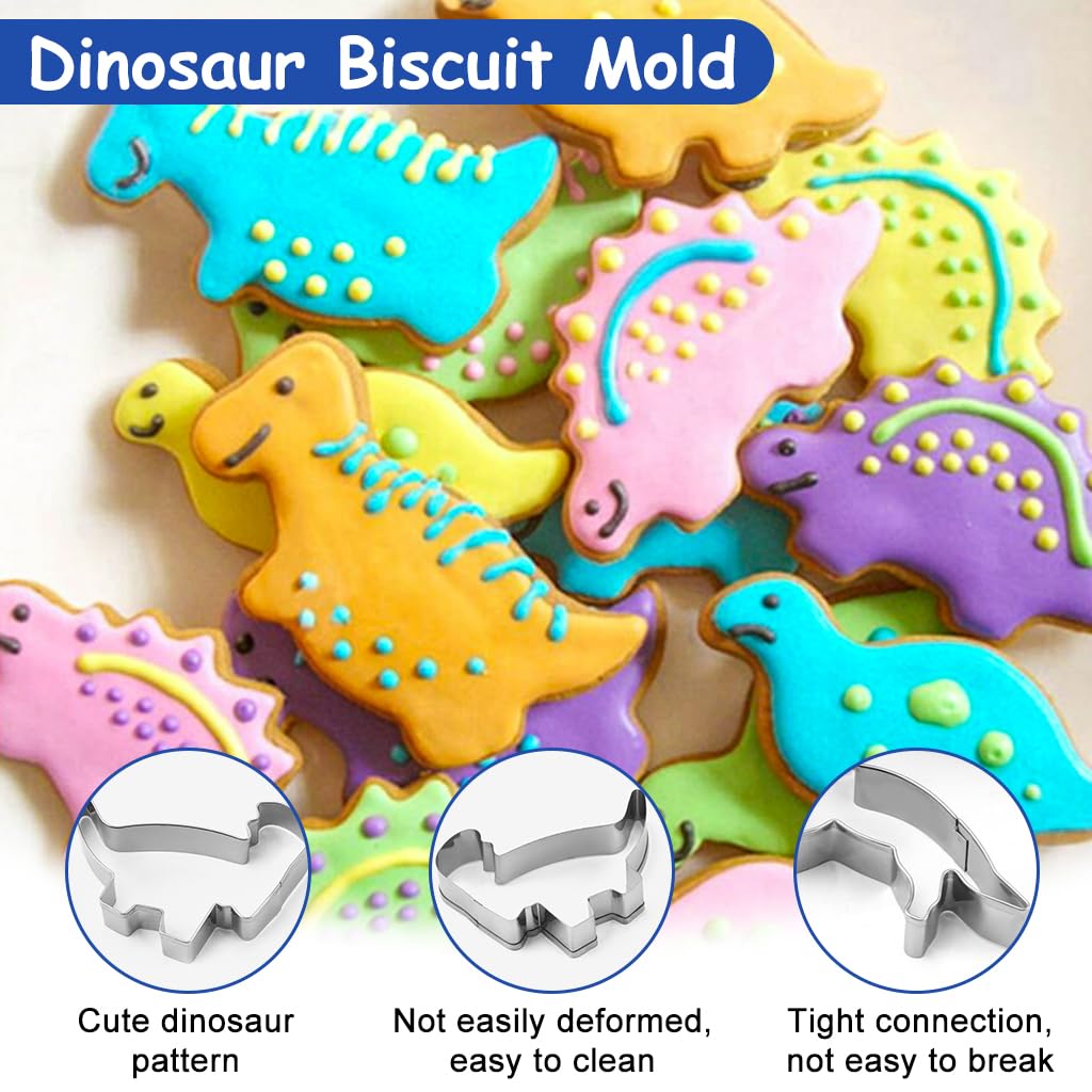 Supvox Kids Baking Set for Cooking Play with Dinosaur Apron & Chef Hat | 22Pcs Kit