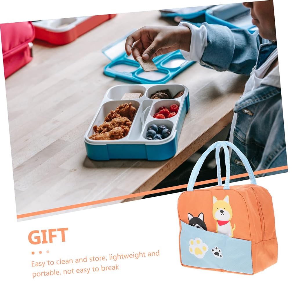 Zibuyu Insulated Lunch Bag for Office and Picnic with 9.05x5.11x7.87 in Capacity | Waterproof Oxford Cloth for Kids and Adults