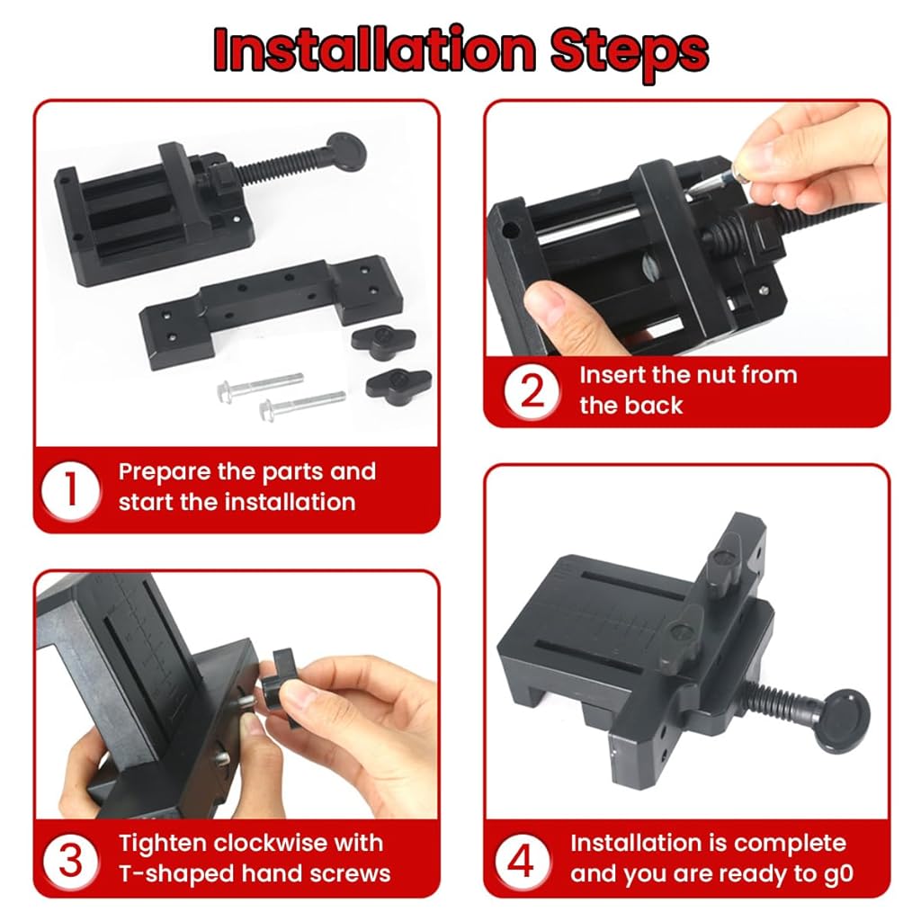 Serplex® Cabinet Door Installation Positioner Support Clamp Wooden Panel Fixing Assistance Adjustable Mounting Jig Hidden 3PCS
