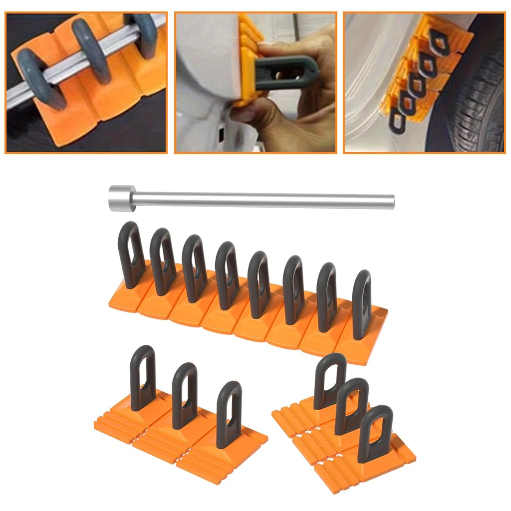 STHIRA Car Dent Puller Hot Glue Gun Kit with 14 Pads and 10 Sticks for DIY Repair | ABS and Metal Construction