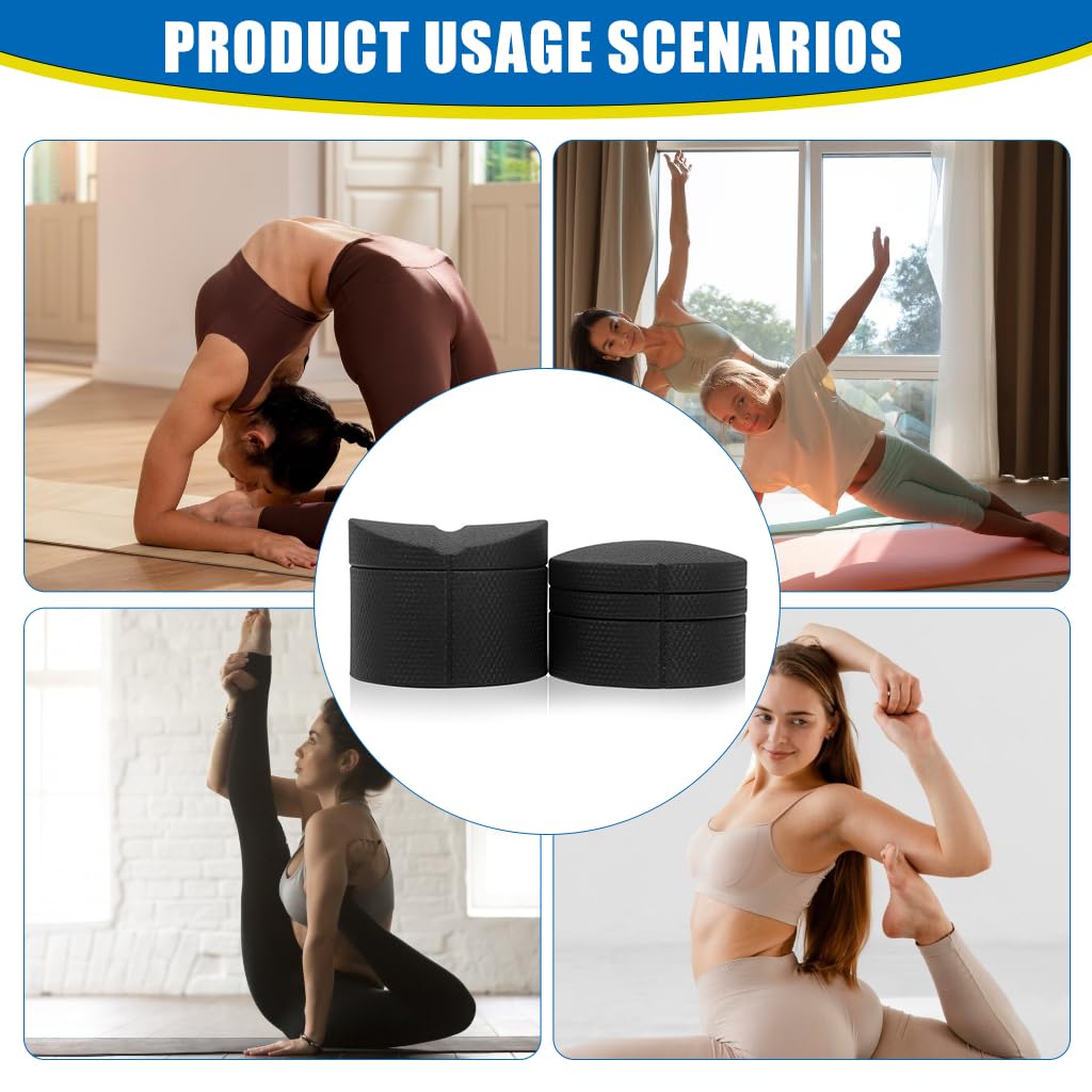 Proberos Back Stretchers Set of 5Pcs for Yoga and Spine Relief featuring Adjustable Ergonomic Pads
