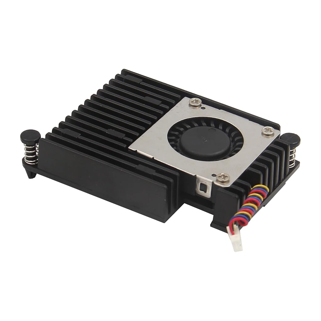 ZORBES® Active Cooler H505 for Raspberry Pi 5 (2GB/4GB/8GB/16GB), Efficient Cooling Fan and Heatsink Combination Compatible with Pi Boards for Reliable Heat Control and Stable Operation