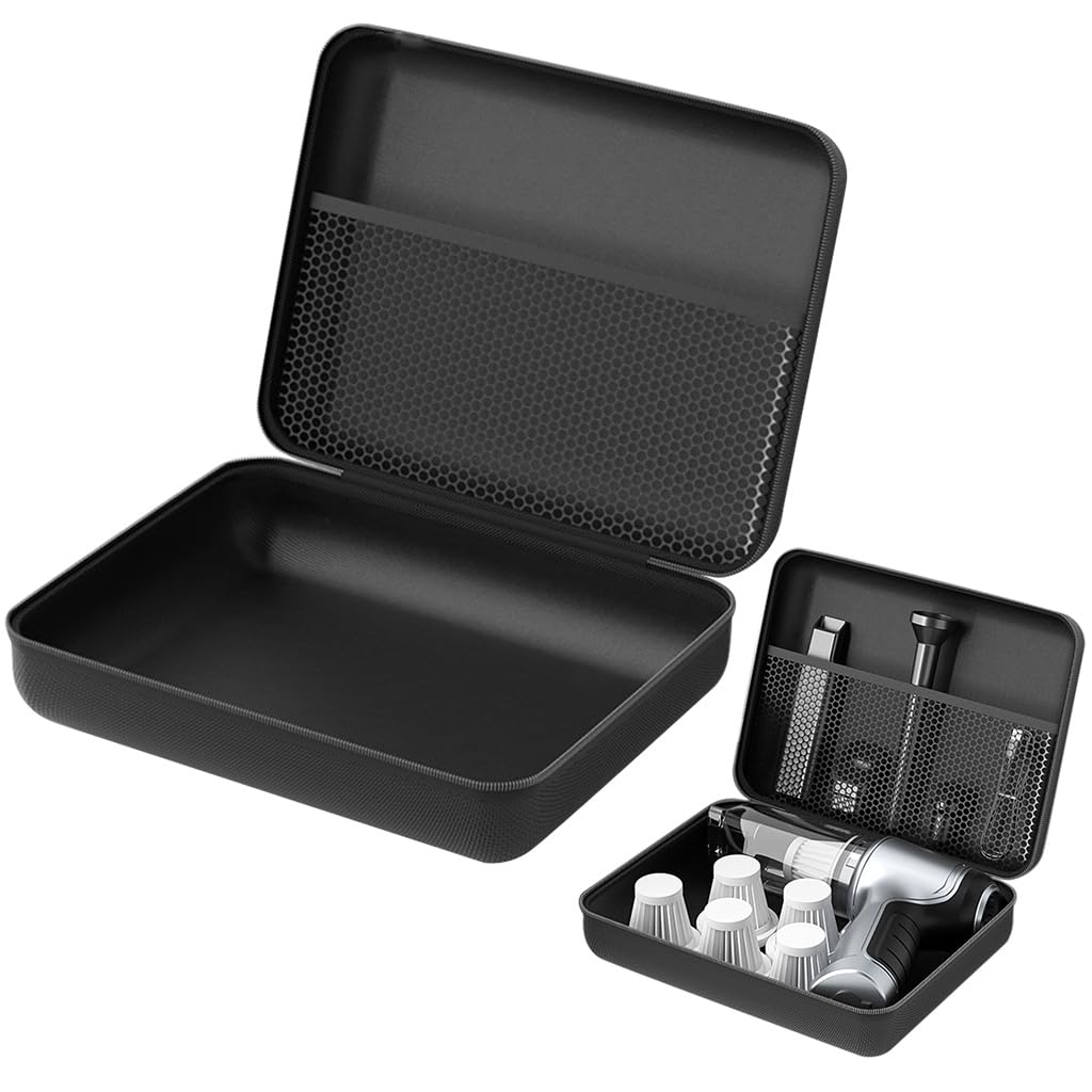 Multi Purpose Storage Case for Travel Tools and Accessories 22x18x7cm with Hand Strap | EVA PU Portable Carry Bag