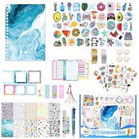 Climberty® 93 Pcs Scrapbook Kit with Scrapbooking Supplies Stickers, Journal Supplies Kit Scrapbook Stickers, Aesthetic Paper, Journal DIY Decoration Paper Stickers Craft Kits Notebook Collage Album