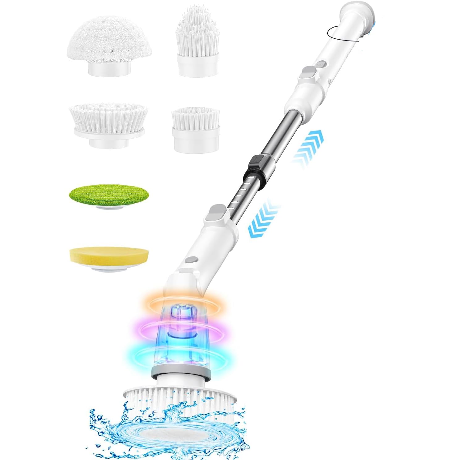 Supvox Electric Spin Scrubber for Home Cleaning with Multi Function Brushes | Easy Assembly