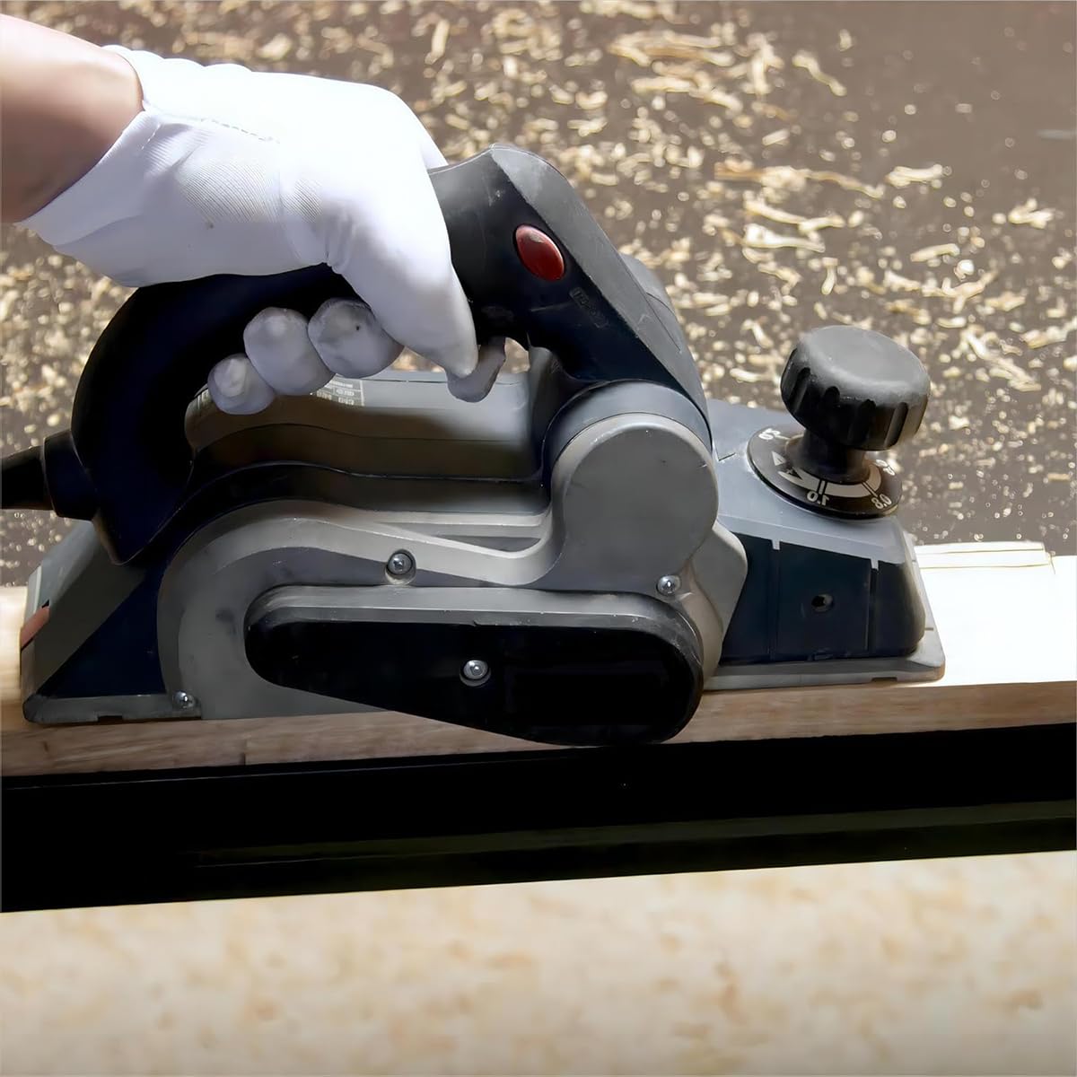 HASTHIP Planer Machine Blades Replacement for Woodworking with Carbon Steel Build | Includes Storage Box