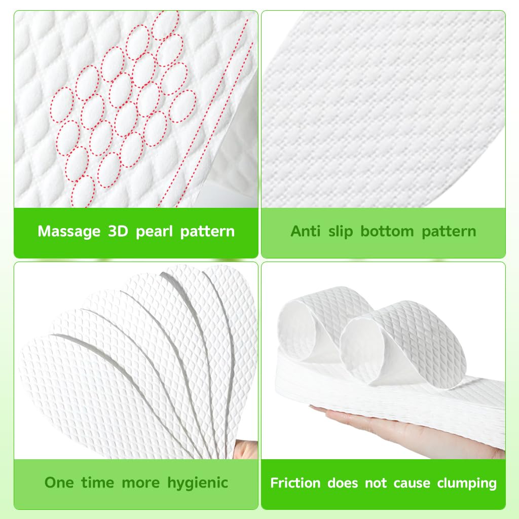 Venzina Cotton Shoe Insoles for Running and Daily Wear featuring Breathable Wood Pulp 10 Pairs 26cm | Disposable Anti Odor Inserts for Men and Women