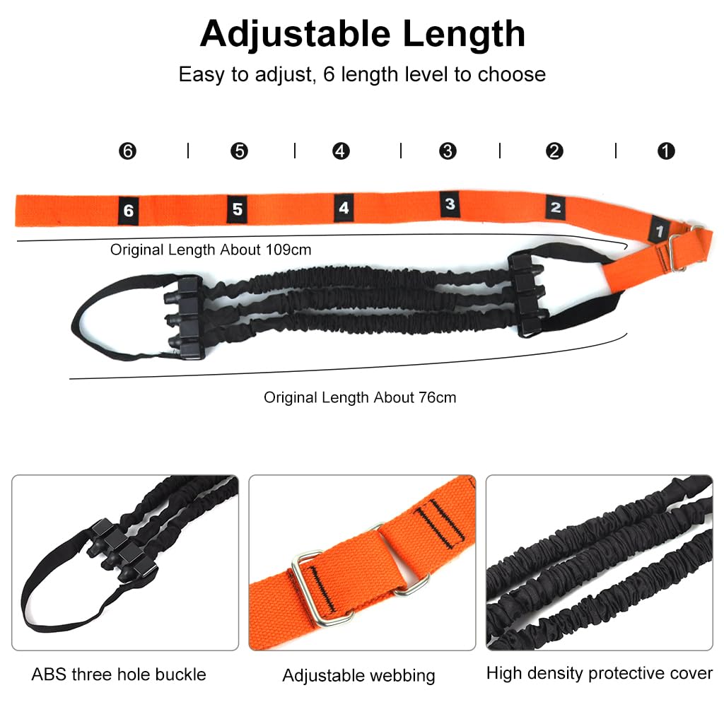 Proberos Pull Up Assist Band for Home Gym Training with Foot Loop and 440 lbs Support | Adjustable Nylon Strap