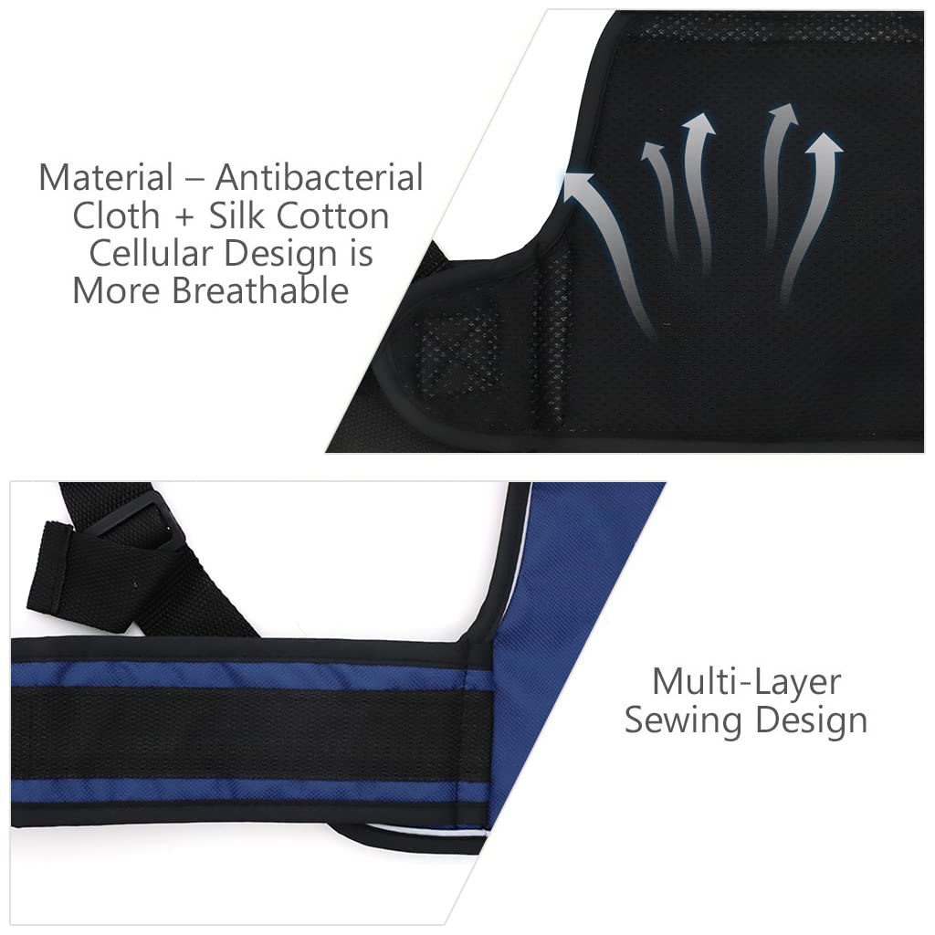 SNOWIE SOFT Kids Safety Belt for Two Wheeler with Reflective Strips and 4 Strap Buckle | Adjustable 3 PCS Polyester Harness for Boys and Girls 2 12 Years