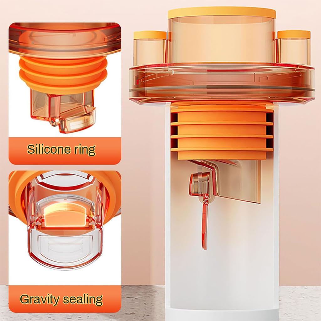 HASTHIP Self Closing Floor Drain Seal for Sink with Anti Odor & Anti Backflow | 3PCS Universal Adapter 50 75mm