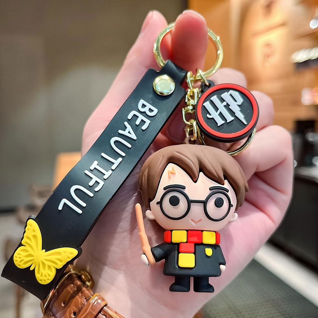 Zibuyu Magical Fantasy Keychain for Girls featuring Wizard Design | Cute Gift and Bag Charm