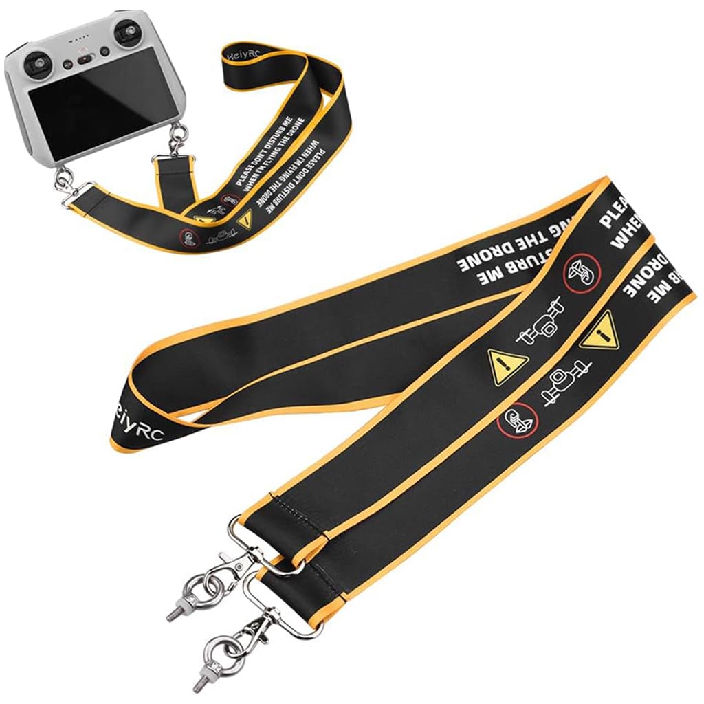 Verilux® Neck Strap for Controller of DJI Mini 3/ Mini 3 Pro/Mini 4 Pro/Air 3/ Air 2S/Mavic 3 Classic, Controller Neck Strap 22.8 inches Detachable Neck Strap with Attachment Rings