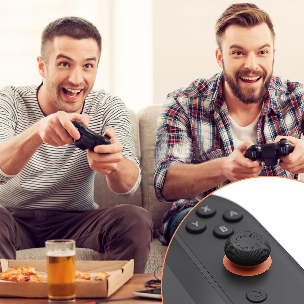 ZORBES Thumb Grips for Switch Joy-Con featuring Anti-Slip Silicone Caps | 3 Pairs Gaming Accessories