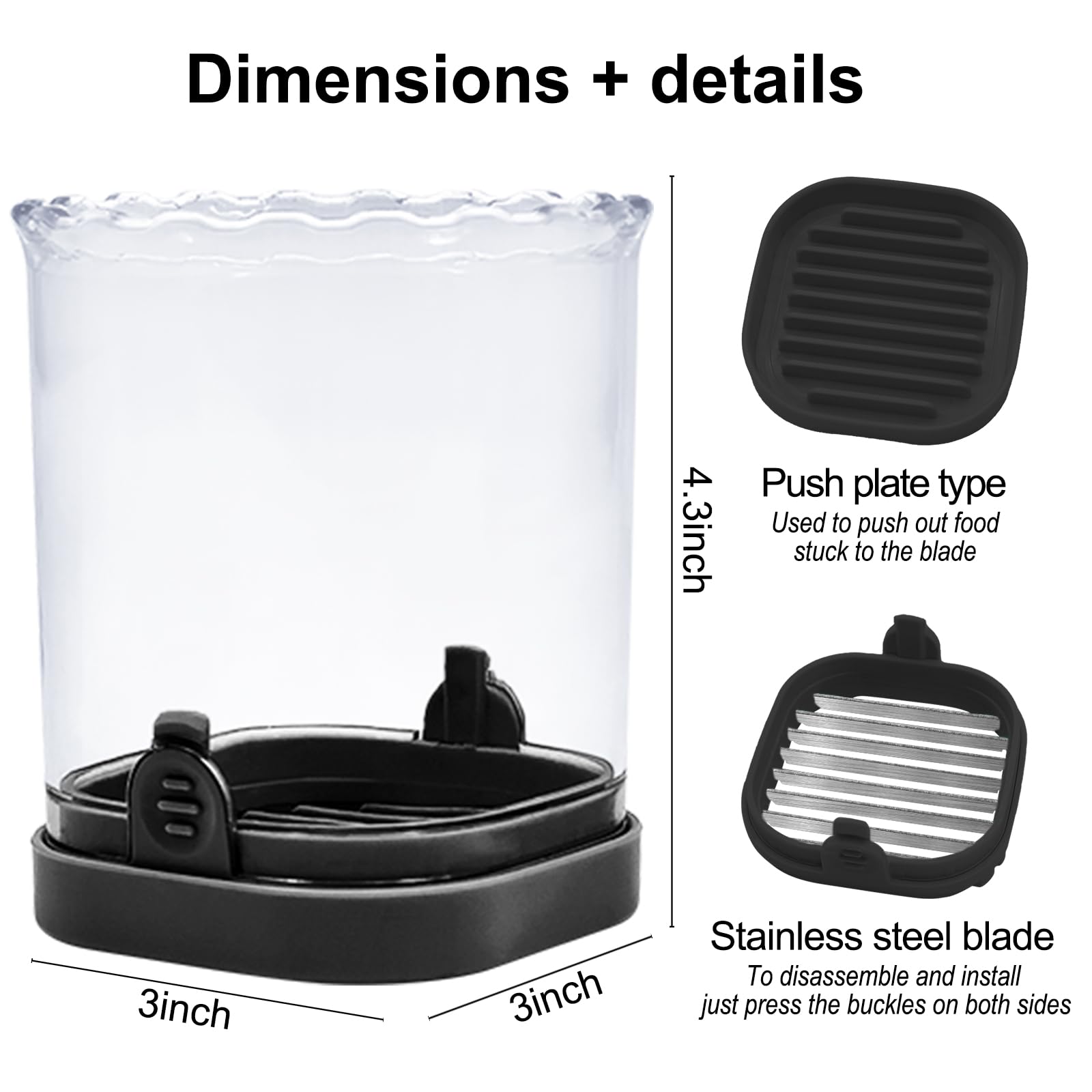 Supvox Fruit Slicer for Oats Bowl and Salad featuring Press Down Cutter | 3PCS Stainless Steel