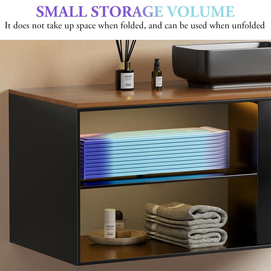 HANNEA Folding Bath Tub for Adults with Alloy Support Bars and 27.5 in PVC Design | Ice Bath and Warm Soak