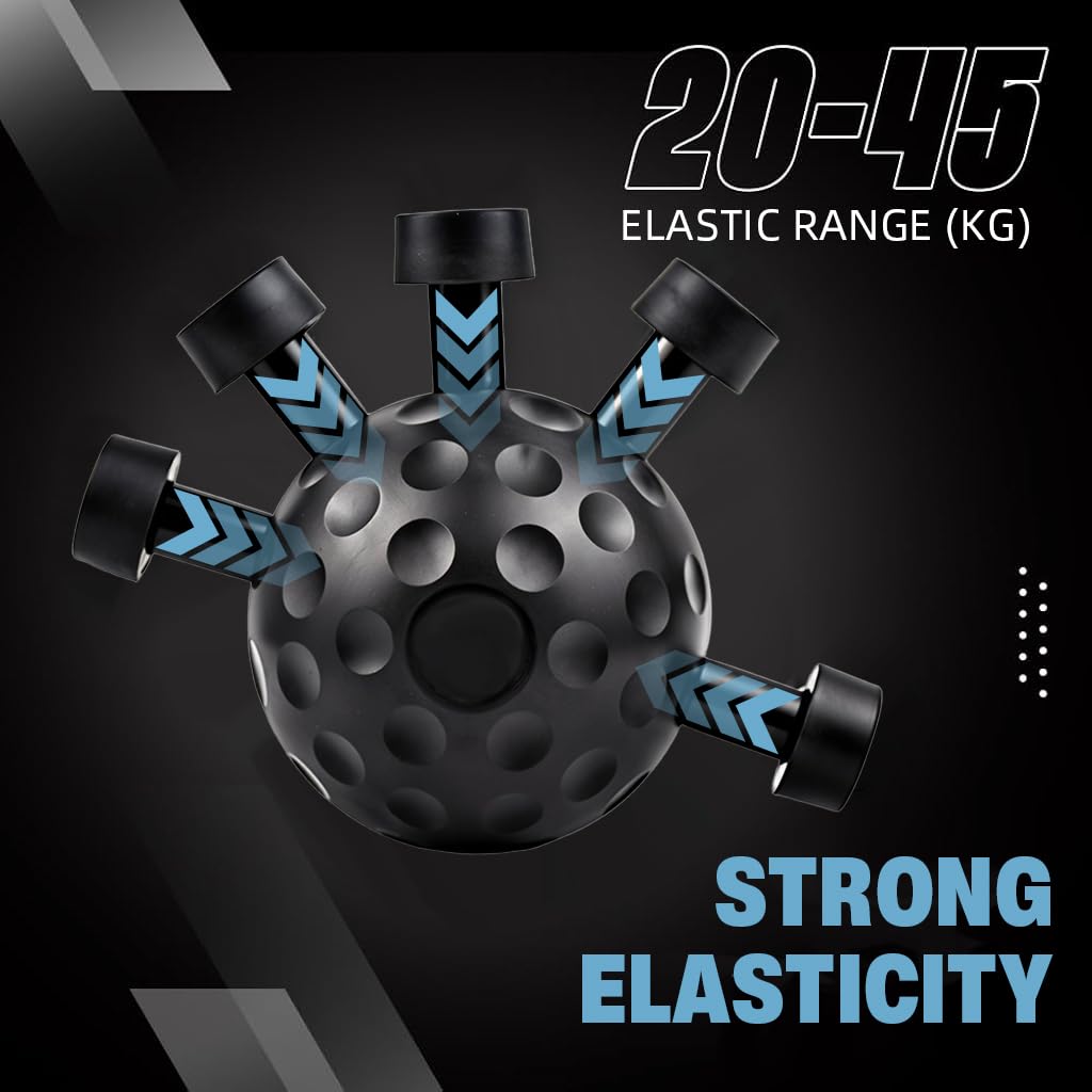 Proberos Finger Grip Strengthener for Forearm and Wrist Exercise with Adjustable Resistance | Ergonomic Portable Trainer for Athletes and Musicians