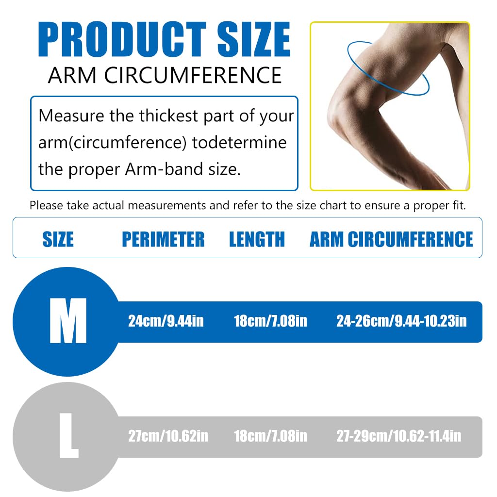 Proberos Running Armband for Workouts with Zipper Storage and Earphone Cable Hole | Black