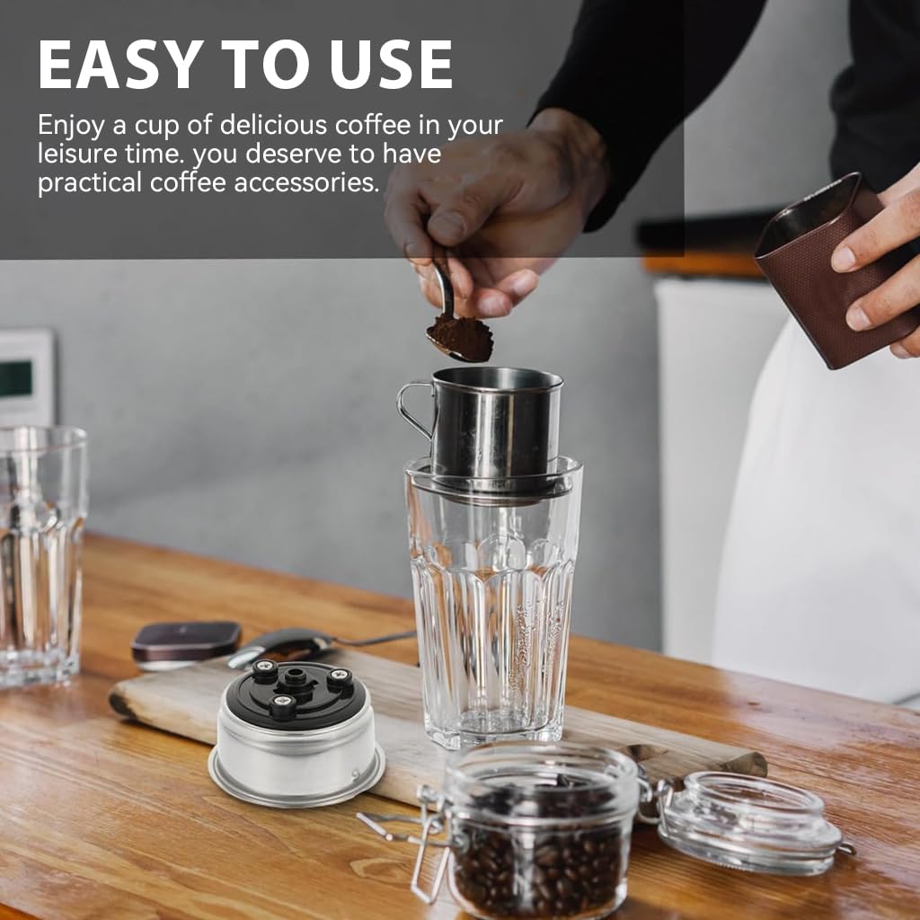 Supvox 51mm Portafilter Filter for Derlla Coffee Maker with Stainless Steel Build | 2PCS