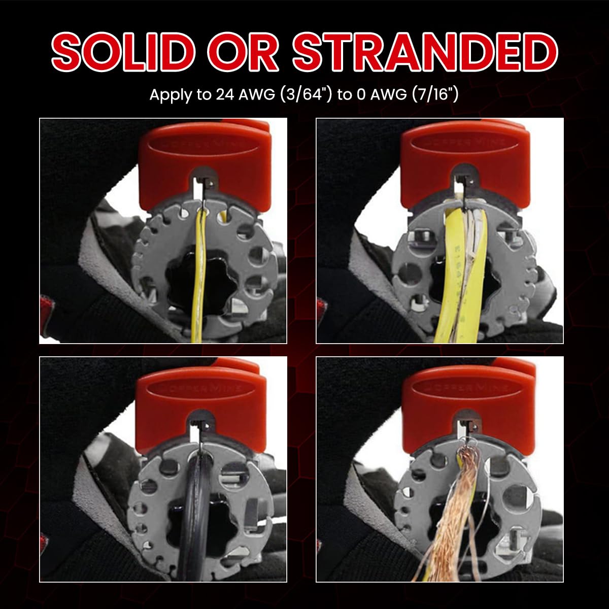 Serplex Manual Wire Stripper for Wiring Projects with 10 Replacement Blades and Multi Cable Slots