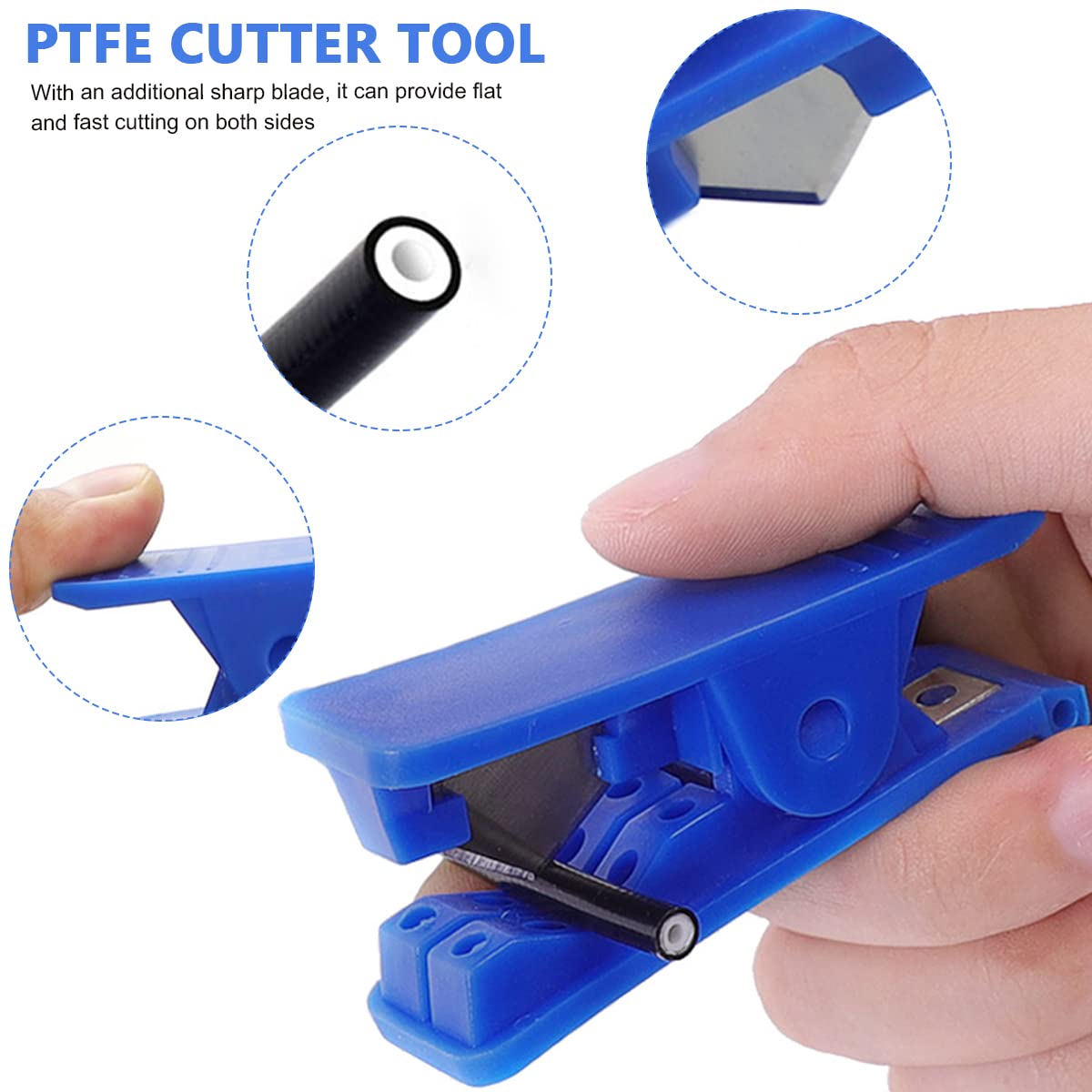 HASTHIP 3D Printer Kit with 1m Capricorn XS PTFE Tube and Sharp Cutter | for Ender 3 5 Vyper Aquila