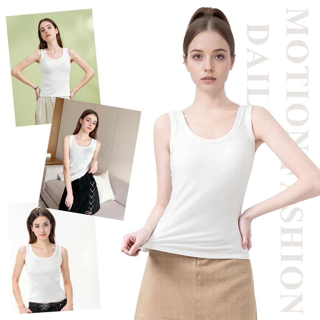 SANNIDHI Tank Top for Women with Built In Bra Pads and Quick Dry Ice Silk Fabric | Ideal for Yoga and Workout
