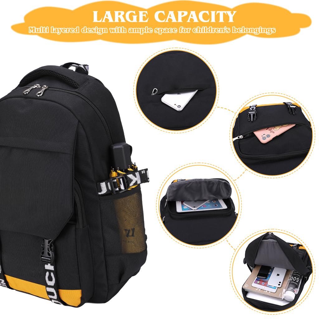 Climberty School Bags for Kids with Removable 2 Wheel Stand and Oxford Cloth | Waterproof Backpack for Boys and Girls
