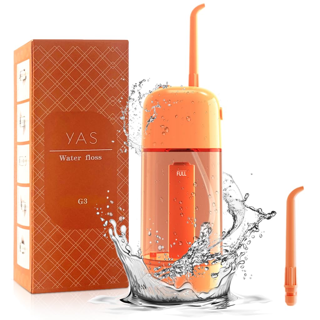 HANNEA Teeth Irrigator for Kids and Adults with 90ml Tank featuring Air Pressure Cleaning | Compact Travel Oral Cleaner