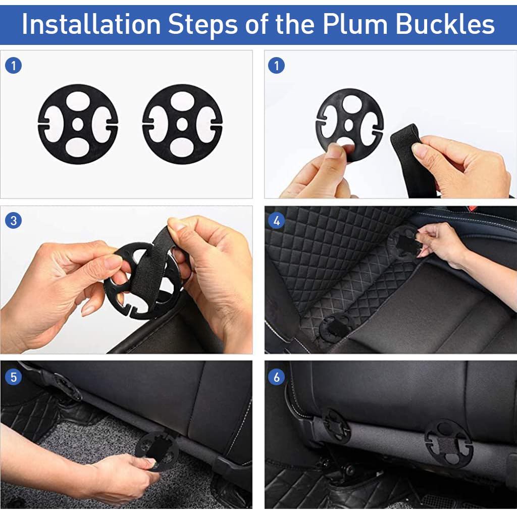 STHIRA Car Seat Cover for Car Seats and Office Chairs featuring 3D Ergonomic Design 47×49×3 cm Grey