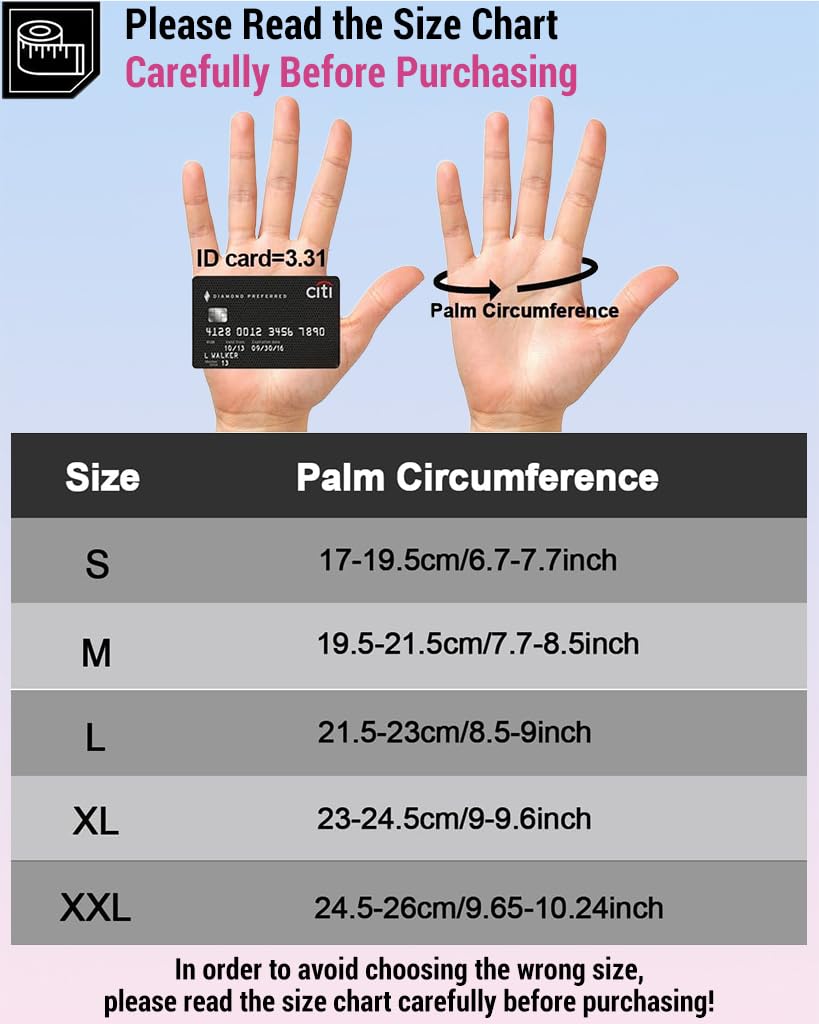 PROBEROS Riding Gloves for Bikers with Touchscreen Fingertips and Anti Slip Palm | XL Unisex Protection