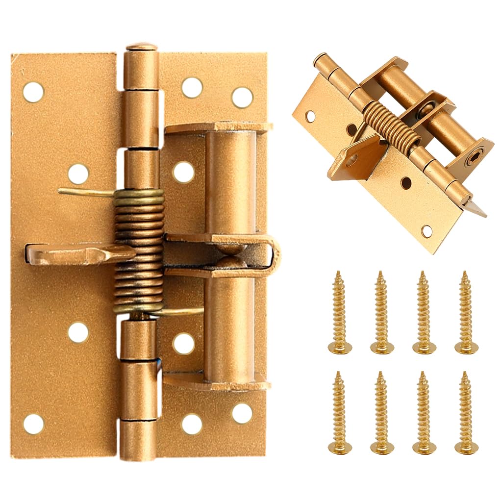 Serplex Cabinet Door Hinge for Furniture Doors with 90° Opening and Self Closing Spring | Adjustable Tension Quiet Steel Design