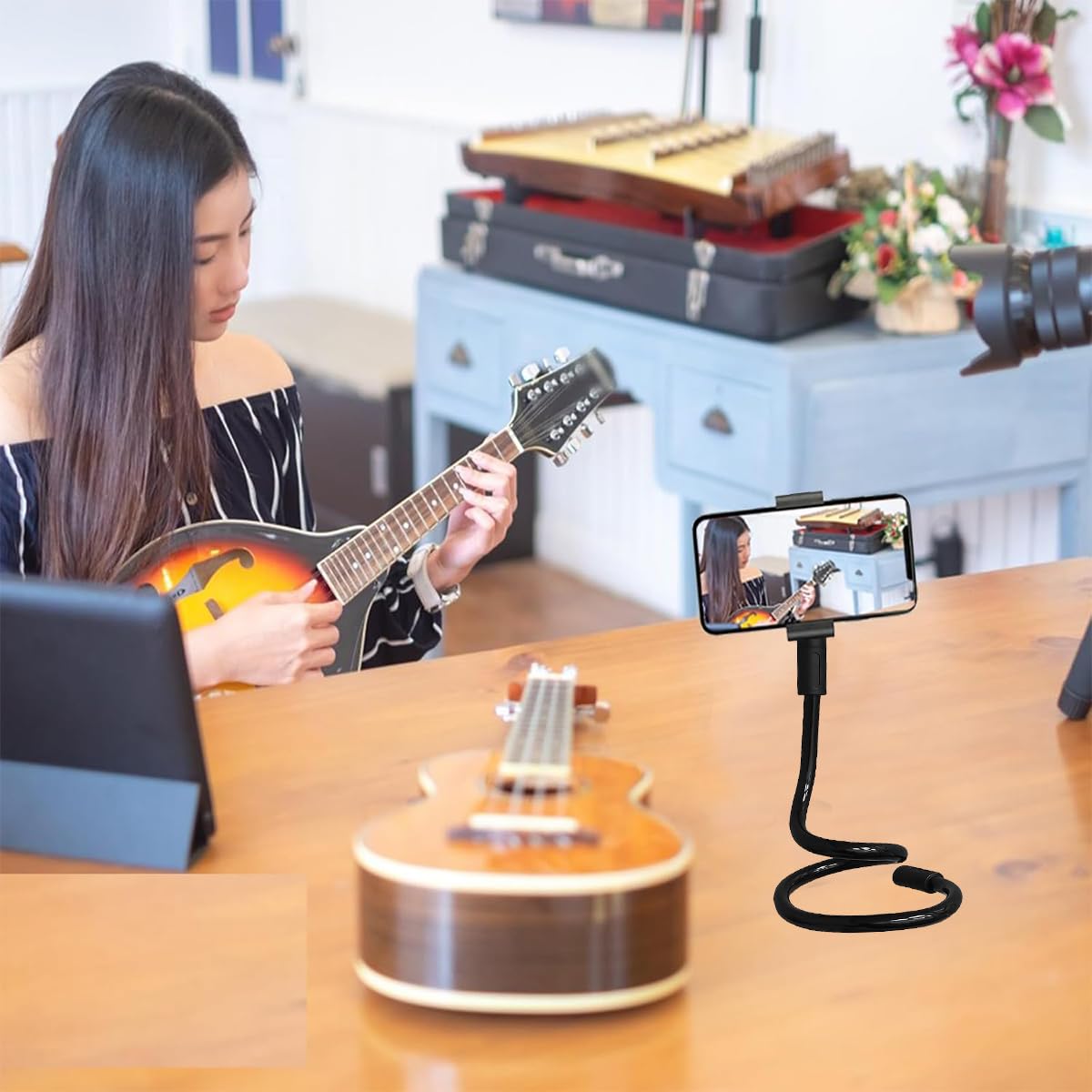 ZORBES Camera Mount for GoPro with 20 in Flexible Gooseneck | Indoor and Outdoor Use