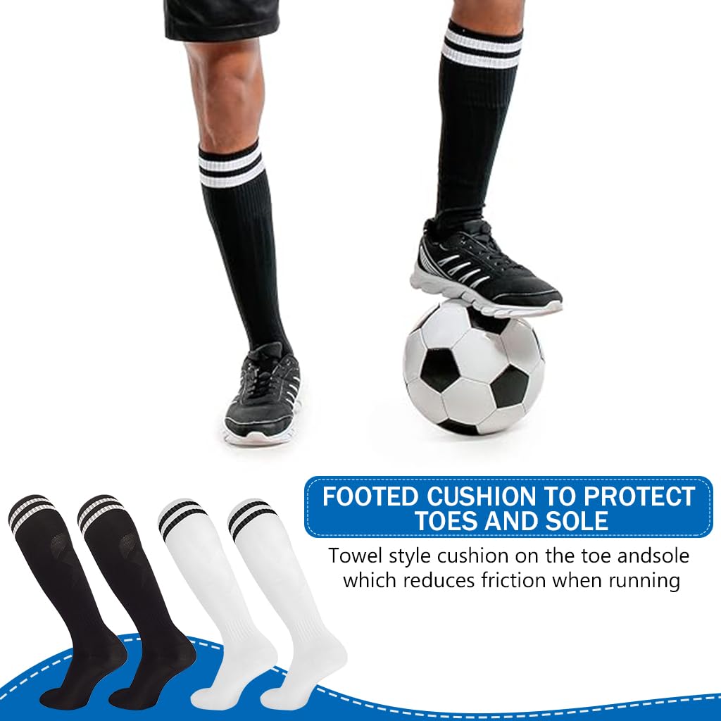 PROBEROS Football Stockings for Men and Women with Breathable Moisture Wicking Fabric