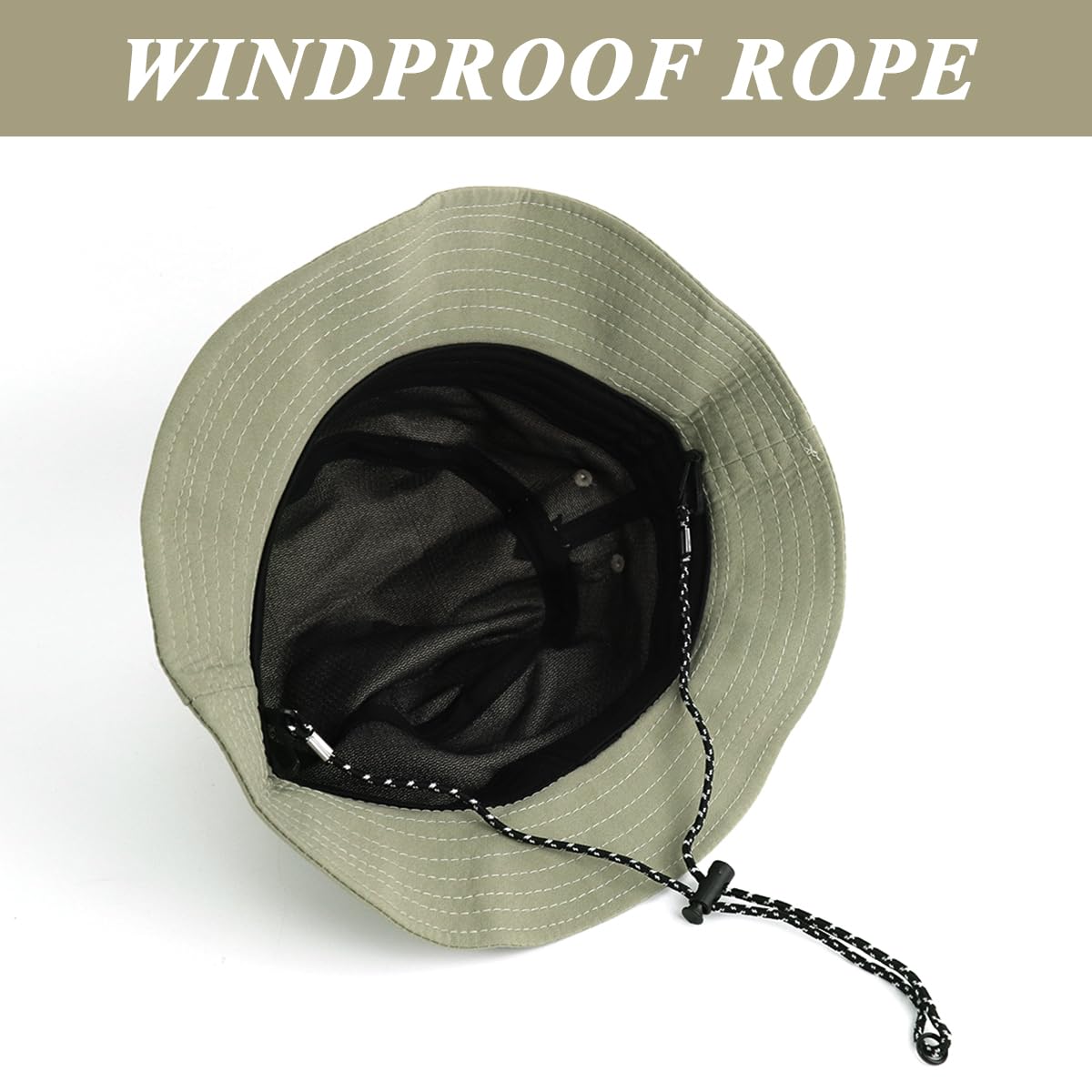 GUSTAVE Bucket Hat for Camping and Travel with Chin Strap and 54–58cm Adjustable Fit | Lightweight Quick Dry Sun Hat for Women and Men