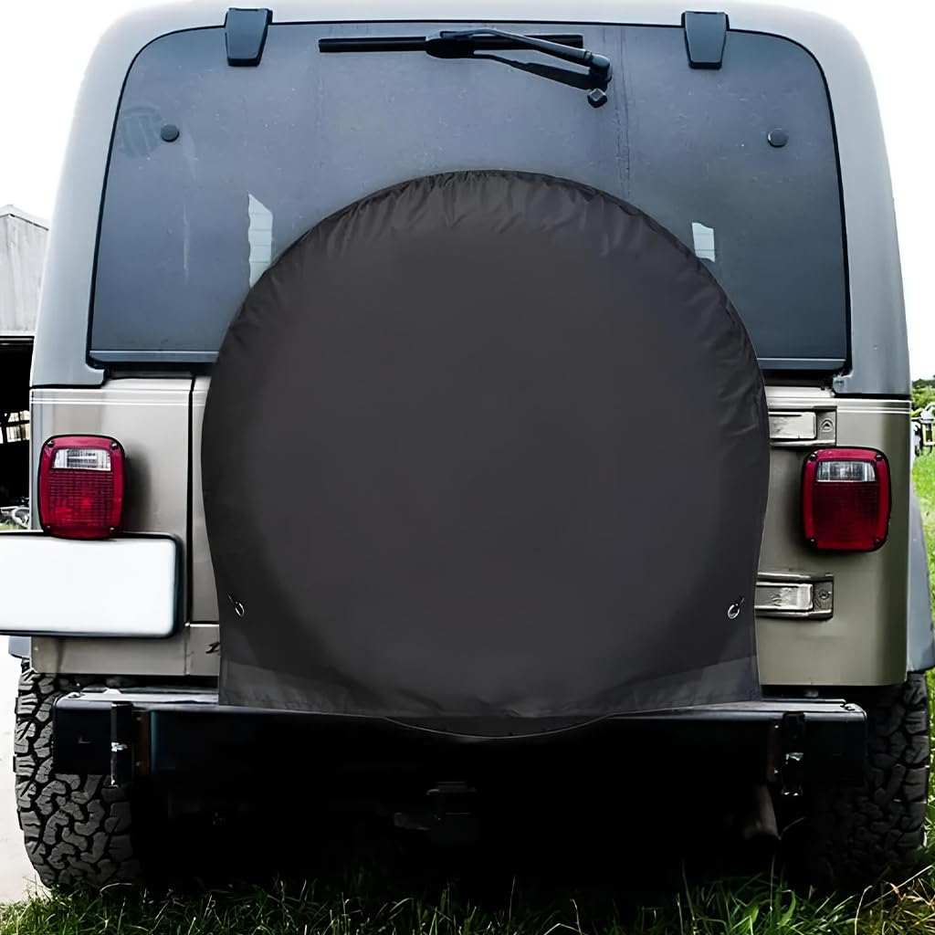 STHIRA Tire Cover for 30‑32 inch Tires with Hooked Straps and 210D UV‑Resistant Oxford | Waterproof Reusable Wheel Protector