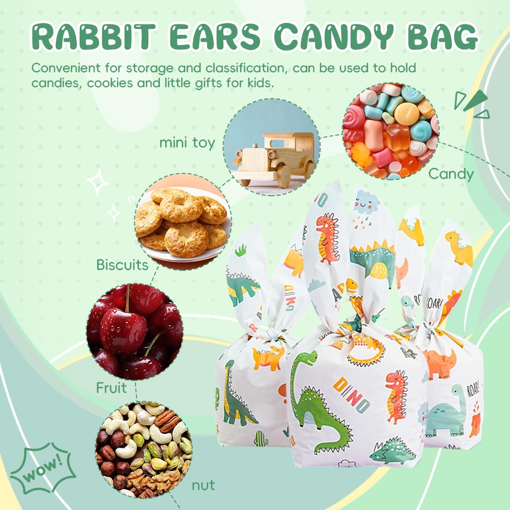 ZIBUYU Gift Wrapping Bags for Party Favors featuring Tie Up Closures and EVA Material | 50pcs 14x23cm