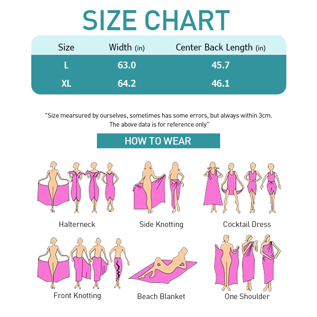 Venzina Women Beach Cover Butterfly Fashion Silk Fabric Beach Wear Beach Cover Up Beach Dress Beach Shawl, L