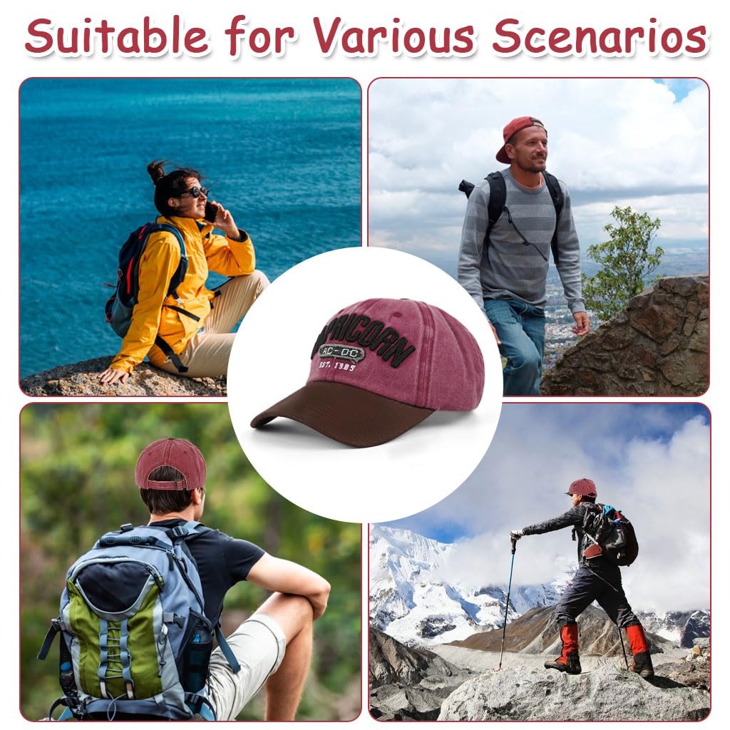 Zibuyu Baseball Cap for Outdoor Sports with Stainless Steel Clasp and Cotton Design | Unisex Sun Hat