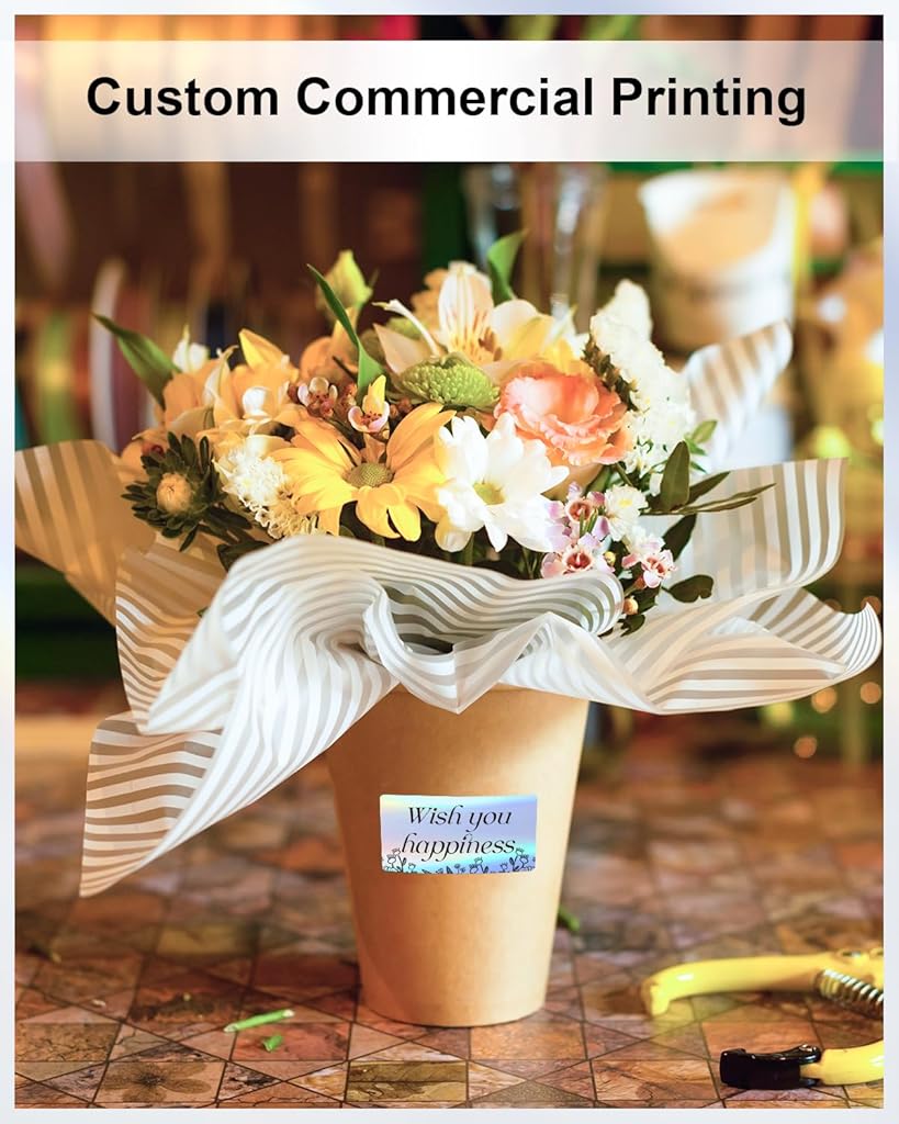 Zeitel® 2”x1” Reflective Thermal Labels, Color Self-Adhesive Stickers Label