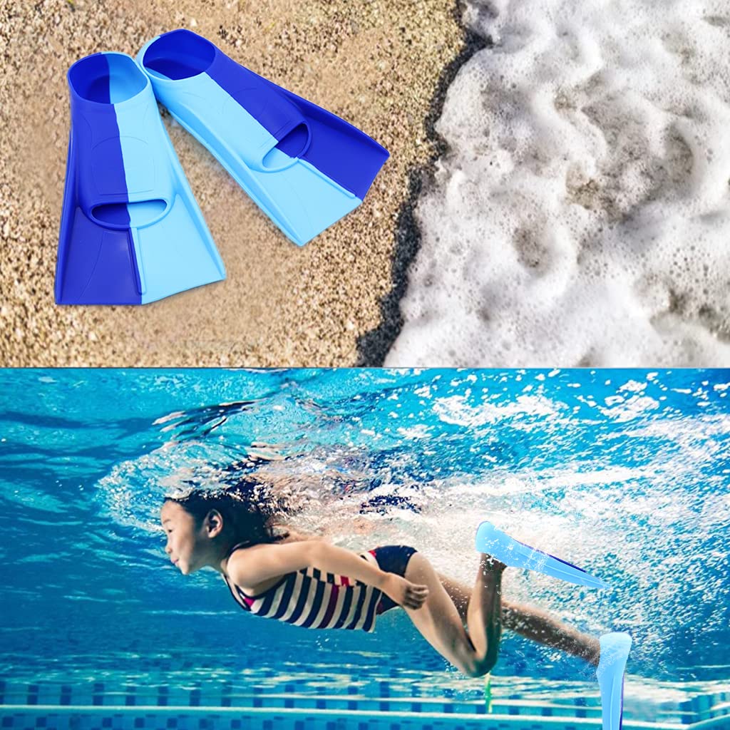 Proberos® Swimming Fins, Swimming Fins for Teens Adult Silicone Swimming Fins for Freestyle and Backstroke Training Swimming Class