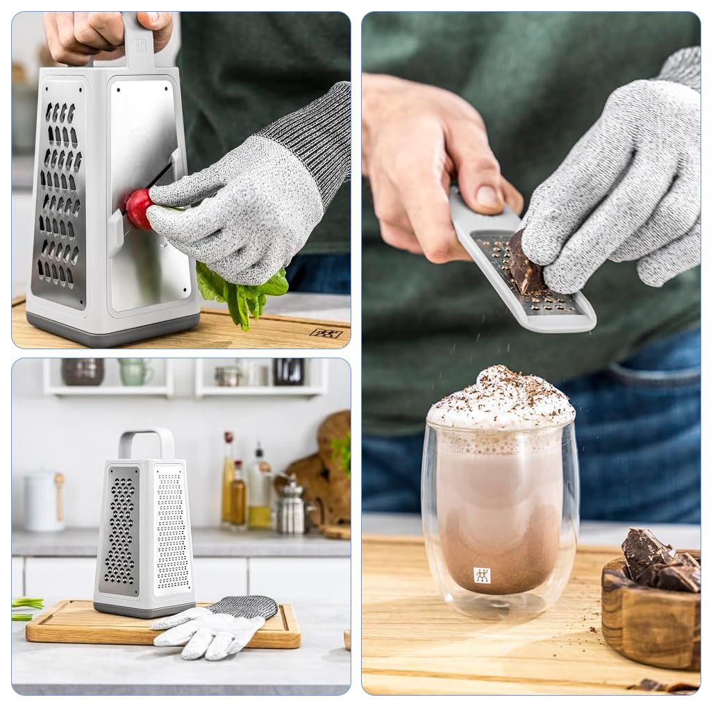 Serplex Cut Resistant Gloves Level 5 Protection for Work and Food Handling | HPPE Material with Micro Foam Grip
