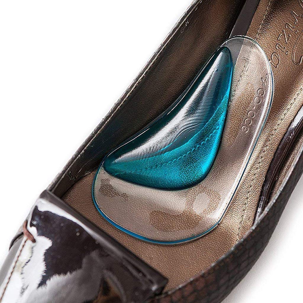 PALAY Arch Support Insoles for Flat Feet and Plantar Fasciitis with PU Gel Cushion | One Size for Women and Men