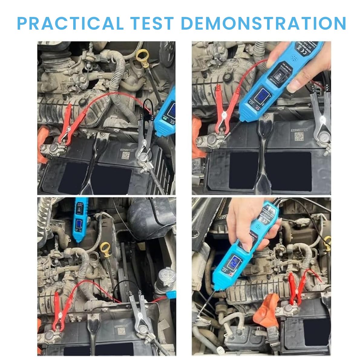 Serplex Car Circuit Tester for 3.5‑36V Vehicles with LED Display and Buzzer | Continuity and Power Testing