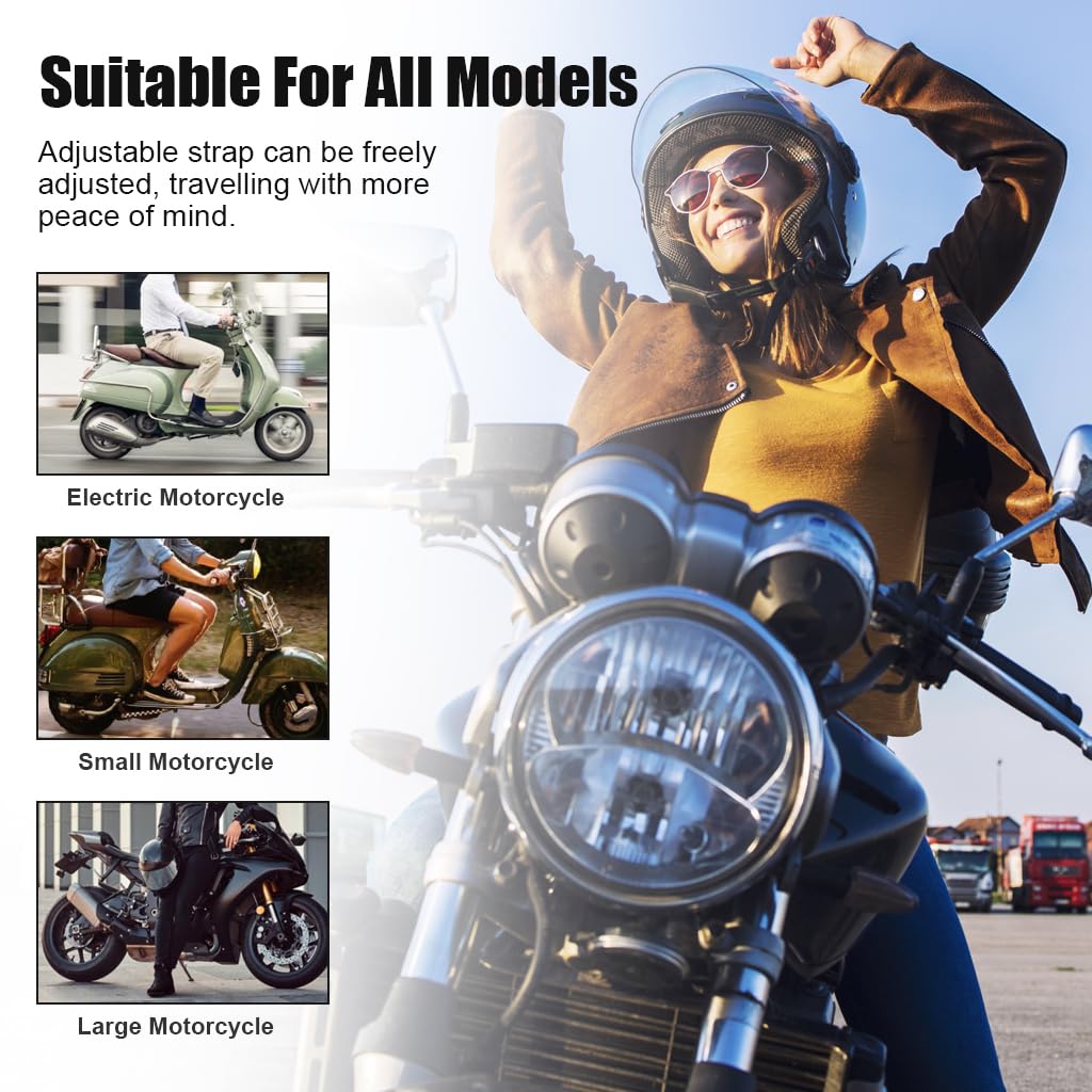 STHIRA Motorcycle Seat Cushion for Long Rides with 3D Airbag Pressure Relief and Breathable Lycra