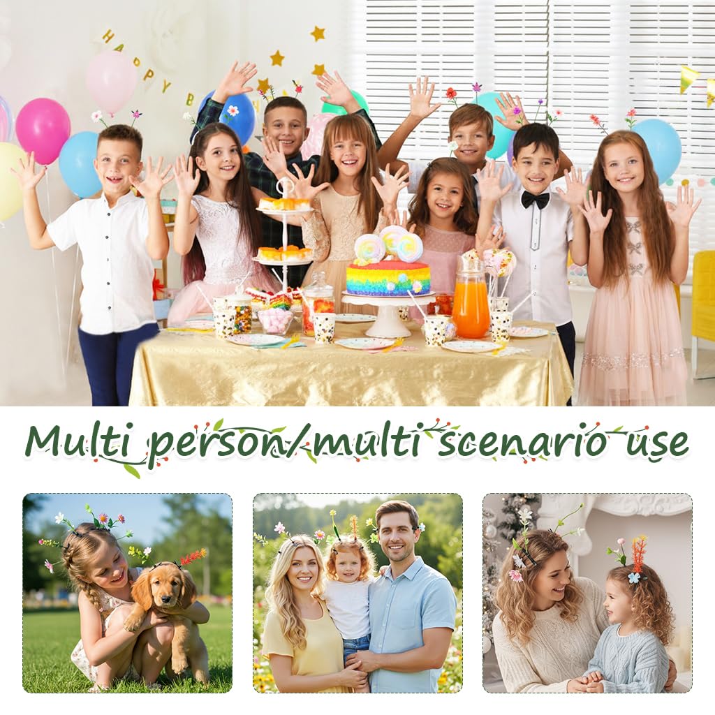 MAYCREATE Hair Clips for Women with 30 Floral Plant Designs and Metal Pins | Cute Gift Set