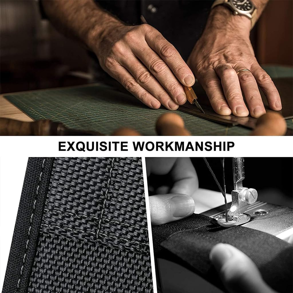 GUSTAVE Mobile Pouch for Men with 4.5–6.5 in Phones featuring Belt Clip and Carabiner | Rugged Nylon Holster