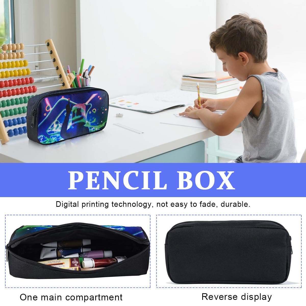 Fancyku Marshmello Backpack for School and Travel with 14 in Laptop Compartment | Oxford Cloth Bag for Fans